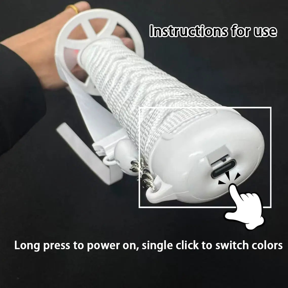 Anime Demon Slayer: Kimetsu No Yaiba Cosplay Prop - the Snow Sword with Mist Effect Glow, Surrounded by Sword Qi，Lantern-Charging Katana Sword Martial Arts Weapon with Scabbard, Drawn Sword. Wooden Knife with Sheath, USB Rechargeable LED Samurai Sword