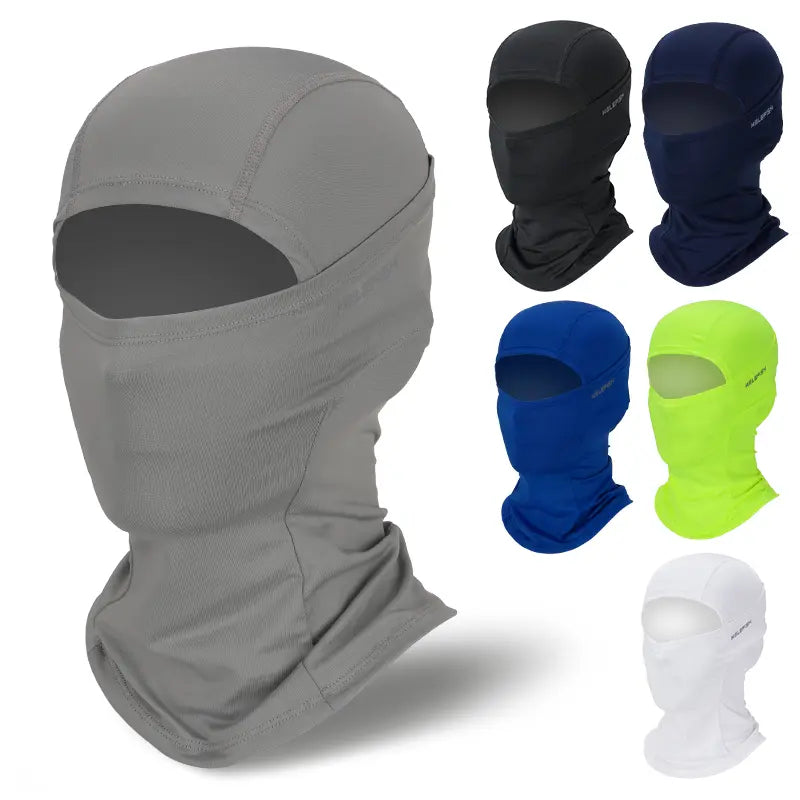 Cycling Mask Balaclava Mask, Breathable Headgear，For Outdoor Cycling, Motorcycle,Hiking, Cycling, Fishing - Full Face Mask with Neck and Inner Cap