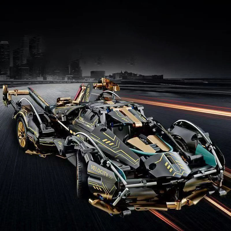 1690 Piece V12 Model Car Building Block Set