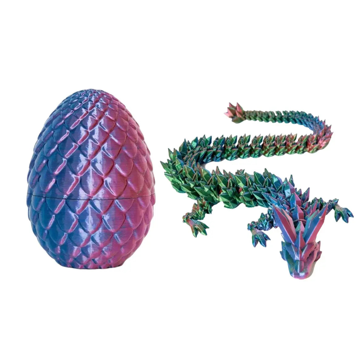 Easter Basket Stuffers,12 Inch 3D Printed Dragon Surprise Egg, Executive Dragon Fidget Desk Toys Decorative Easter Egg Fillers Easter Gifts for Boys Kids Home Decor