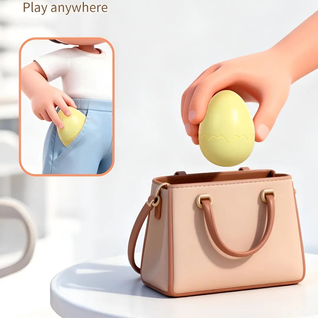 The Best Easter Eggs,Wind-Up Dinosaur Toy, with Hilarious Wind-Up Action, Hopping Duck Egg Toy, Toys Prefilled Easter Eggs for Easter Egg Hunt